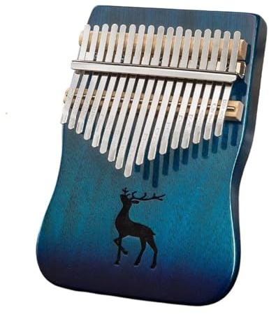 Kalimba Instrument Kalimba Massivholz 17 Tasten Anfänger Kalimbas 21 Tasten Professionelle Musik Tastatur Finger Klavier Instrumente(17 keys2)