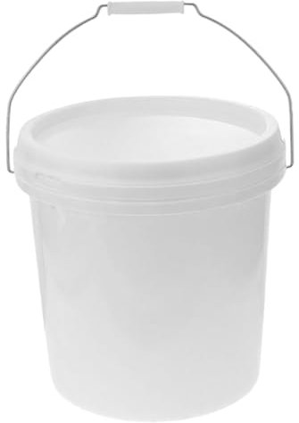MUCKLILY Farbeimer 10 L Deckel Rund Für Pigmentlagerung Auslaufsicher Für Zuhause Industrie