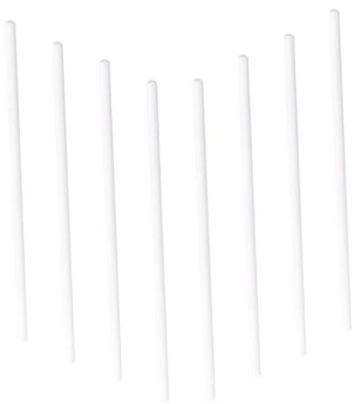 HOMSFOU Brennstäbe Hitzebeständig für Brennofen aus Aluminiumoxid 8 Stück mit Ergonomischem Design und Formstabil für Keramikschmuck und Selbstgemacht im Ofen