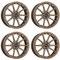 4x Dotz Felgen Sonoma bronze 8.5Jx19 ET40 5x114.3 kompatibel mit KIA Carens Ceed E-Soul EV6 Niro Opirus Optima Pro Ceed Proceed Sorento Soul Sportage Venga Xceed