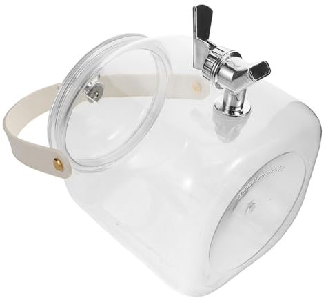 ABOOFAN Distributore d Con Rubinetto Per Frigorifero Contenitore in Plastica Per Succhi Limonata e Tè Freddo Per Feste e Picnic All Aperto