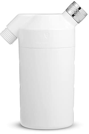 Inline-Safe Legionellen-Wasserfilter für Wandduschen | entfernt 99,99999 % der schädlichen Substanzen SS-882Max (Weiß)