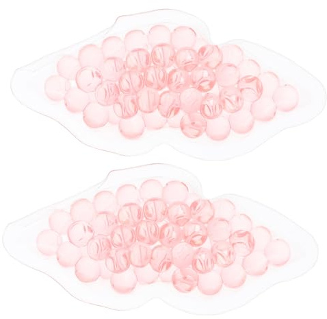 DECOMELODY 2 Stück Lippenkühlpads aus Tpu Lippenförmiges Gel Kühlkissen zur Lippenentspannung Kühlend gegen Müdigkeit für Zuhause und Schule Wiederverwendbar
