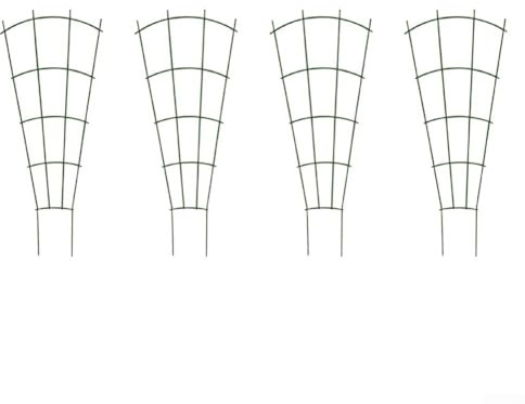 Eawfgtuw Cadre de support autoportant en métal pour plantes grimpantes, treillis de jardin de 40 x 25 cm pour roses et vignes, support de plantes en fer résistant à la rouille avec rouleau
