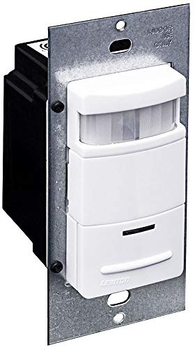 Leviton Decora 120/277-Volt Wall Switch Occupancy Sensor, ODS10-IDE, Black