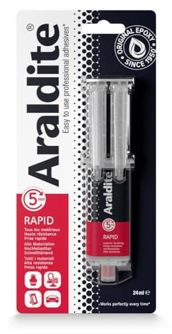 Colle 'rapide' 24ml en seringue ARALDITE - Quantité: 1 seringue de 24 ml