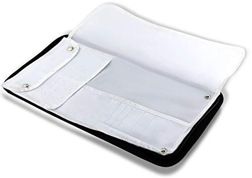 Instrumententasche mit Inlett Fußpflegetasche und Reissverschluß | Fußpflege Etui für Ihre Instrumente für einen sicheren Transport und Schutz vor Staub 22 x 18,5 x 4 cm