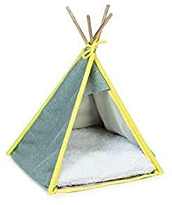 Beeztees K&Bz Welpenzelt Tipi Aika Grau, 55 x 55 x 85 cm, 2.000 g