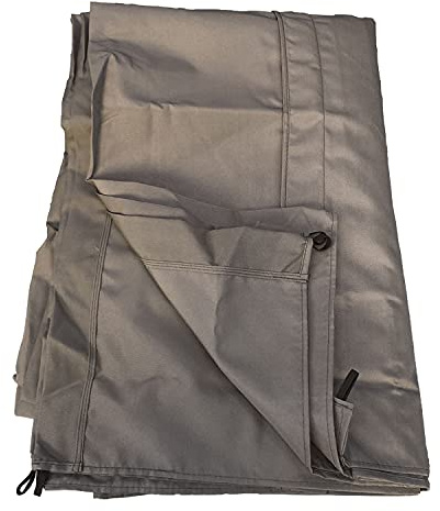 Toile de Remplacement Cassis pour Pergola Autoportante, Polyester 180 g/m² Taupe Déperlant, 3×4 m