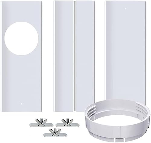 Klimaanlage Fensterabdichtung Für Mobile Klimageräte Klimagerät Dachfenster Klimaanlage Fensterabdichtung, Tragbares Klimaanlagen-Adapter-Set, Abluftschlauch-Anschluss, Dichtung-3 Stück Schallwand
