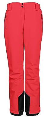 killtec Damen Skihose/Funktionshose mit Kantenschutz und Schneefang KSW 94 WMN SKI PNTS, neon-Coral, 36, 40842-000