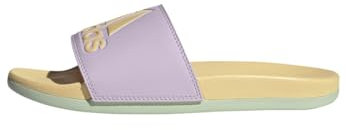 adidas Adilette Comfort Slides, Diapositive Donna, Ice Lavender/Orange Tint/Linen Green, 44.5 EU