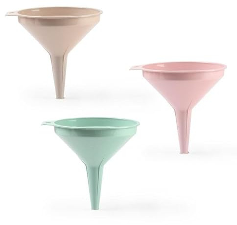 1 Pezzo Imbuto Multiuso in Plastica Colorato 12 cm 3 Colori