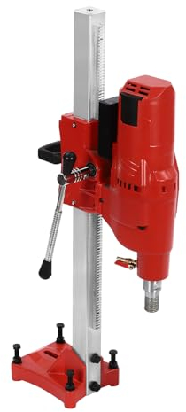 Trapano a nucleo diamantato da 255 mm, 4250 W, 580 giri/min, con cavo di alimentazione lungo, tubo dell'acqua, diametro massimo 255 mm, per aeroporto, pista autostrada, ferrovia