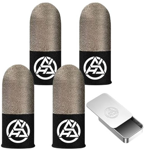 Sirseon Fingermanschetten | Schweißfeste Game Finger Sleeves - Im Dunkeln leuchtende Daumenhüllen für einen reibungslosen Betrieb Extrem dünne Fingerhüllen passen auf Telefon-Tablet-Geräte