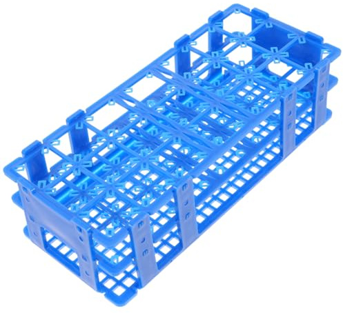 ULTECHNOVO Reagenzglasgestell Aus Kunststoff Mit 21 Löchern Wiederverwendbarer Probenröhrchenhalter Für Labor Zentrifugenröhrchenständer Tragbar Sicheres Aufbewahren Und Transport
