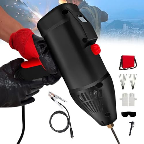 Máquina de soldar de Mano, Soldador de Arco portátil con Pantalla Digital LCD, Salida de Soldadura de 15-140 A, Soldador de Mano para Varillas de Soldadura de Todos los tamaños de 2,5-3,2 mm