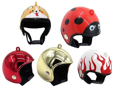 SEWOART 5stücke Teiliges Hühnerhelm Für Haustiere Lustige Und Kreative Schutzhelme Für Kleine Hühner Verstellbar Leicht Und Tragbar Für Und Regenschutz