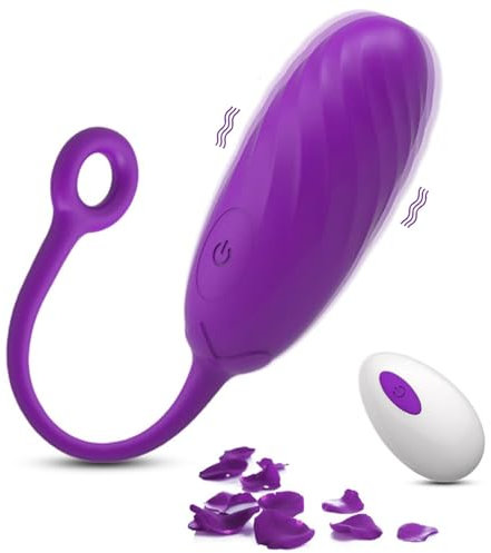 Mini Ṽïbràdőr 12 Modos Ṿibradóradòr Ṃujēr Cḙntrol Rḙmoto, Jùgùêtês Eróticos para Cønsølãdør Mujer Sêxùâles Huěvo con Mando a Distancia Côṋsôlâdőres.. para Mùjêr Vïbràcïon IJD106