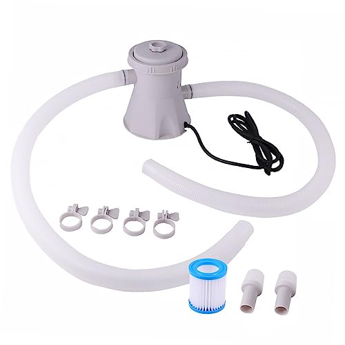 BESPORTBLE Pompe de Filtration Eau pour Piscine Pompe à Eau Électrique pour Piscine Prise Ue