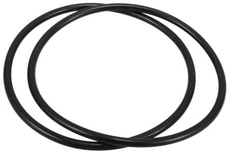 ibasenice Junta para Depuradora de Goma Negra para Filtro de Piscina, Paquete de 2 Piezas Sellado Preciso y Excelente Rendimiento para Bombas de Piscina