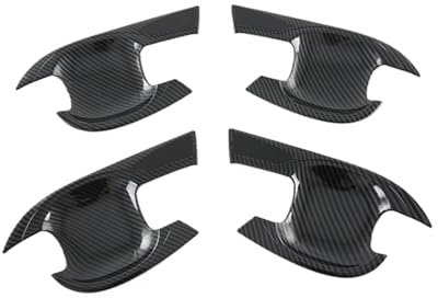 tuyda Maniglia for porta Ciotola Copertura Trim, adatta for KIA, Mohave Borrego HM2 2019-2022 Inserto Cattura Modanatura Guarnizione Tazza Cavità Adesivo per la protezione della maniglia dell'auto