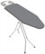 NovatoStar Iron Board 110cm x 34cm Folding Ironing Board with Jumbo Iron Rest, Foldable & Collapsible Ironing Table (Grey (110cm x 34cm)