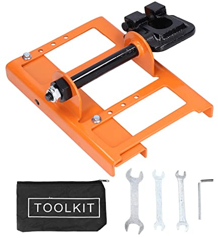 Motosierra Molino Naranja Mini Portátil Bien Hecho Resistente al Desgaste Larga Vida Útil Cadena Sierra Molino Madera Guía De Corte Tablones Fresado Bar Jardín Carpintería Pequeña