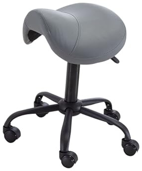 Ergonomisk sadelpall med hjul, hög lastkapacitet för bekväma sittplatser i hemmakontoret och kommersiella inställningar