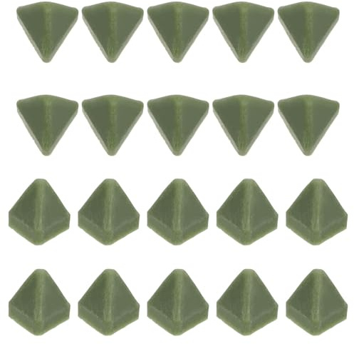 TEHAUX Media Abrasiva in Resina Triangolare Verde 500g per Lucidatura