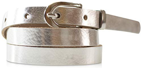 fashionchimp Basic Damengürtel aus 100% echtem Leder, schmaler Gürtel, Breite ca. 1,5cm, Made In Germany