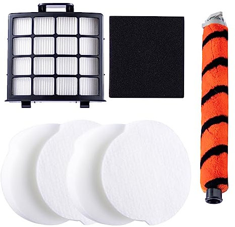 PURexpert Replacement Anti Allergy Filter kit and DuoClean Soft Roller For Shark Anti Hair Wrap Upright NZ850UKT,NZ850UK