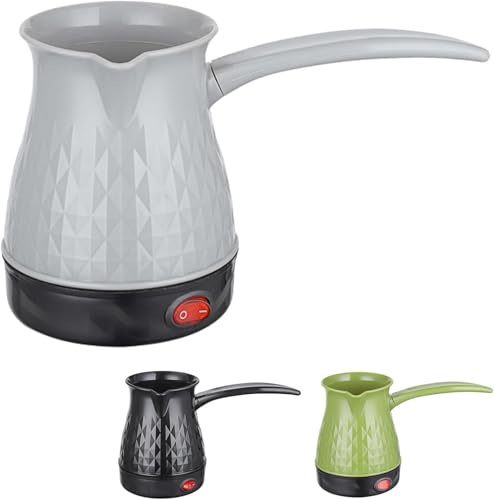 Caffettiera Elettrica A Riscaldamento Rapido 500 Ml, Macchina Da Caffè Turco Elettrico In Acciaio Inossidabile, Caffettiera Portatile Con Protezione Di Spegnimento Automatico E Manico
