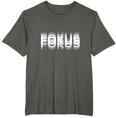 Lustiger Witzig Humorvolle Sprüche Sammlung FOKUS Humor lustige Grafik T-Shirt für Männer, Retro, Schwarz, S
