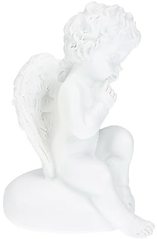 PRETYZOOM 1pc Harz Engel Figur Ornament Engel Statue Solar Garten Ornamente Für Wohnzimmer Decor