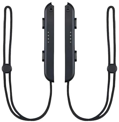TPZORJX Schalter Gamepad Riemen mit automatischem Schloss, 1 Paar schwarzes verstellbares Controller Armband, tragbares Ersatz Zubehör für Switch-Spiel