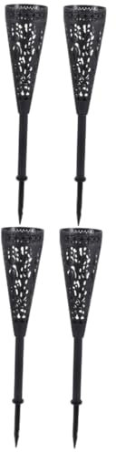 Alipis 2 Series Canasta De Flores Decoraciones De Cementerio para Tumba Jarrones De Cementerio con Pinchos Decoraciones del Cementerio Estaca De Tumba Black El Plastico 2 Piezas*2