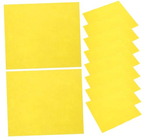 Cabilock Paños De Cocina Reutilizables De Fibra De Amarillos, Absorbentes y Antiadherentes para Limpiar Aceite y Grasa, Pack De 10 Unidades, Multiusos para y Limpieza