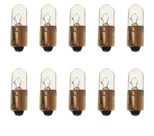 Kit Lampadine BA9s 6V 5W Posizione Anteriore per V e s p a 125 VNA1T, VNA2T, VNB1T | 150 GS VS5T | Lampada a Baionetta 9mm Impianto 6 Volt