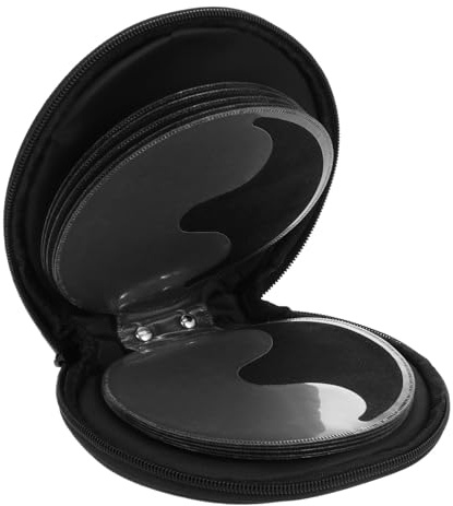 Beavorty Custodia per CD per Auto Cerniera, Borsa Porta CD di Grande Capacità 20 Pezzi, Organizer per Dvd Resistente a Umidità e Graffi, Salvaspazio per Viaggi e Uso Quotidiano