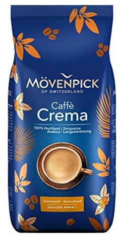 Kaffee CAFFÈ CREMA von Mövenpick, 8x1000g Bohnen