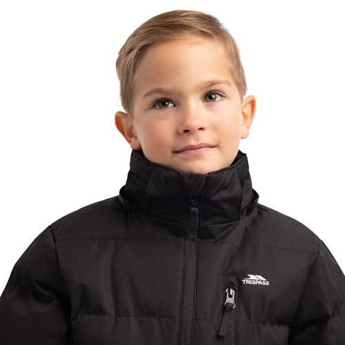Trespass Tuff Veste Garçon Noir FR : 9/10 (Taille Fabricant : 9/10)