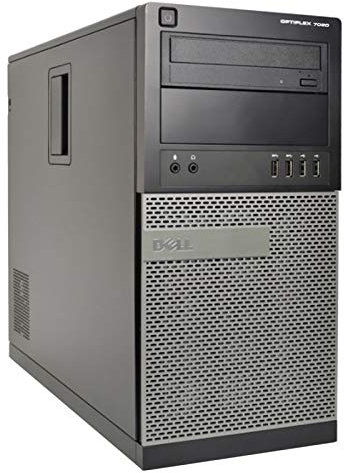 Dell - Ordenador de sobremesa (Intel Core i7-4770, 16 GB, disco duro de 2 TB, Windows 10, Wi-Fi) (Reacondicionado)