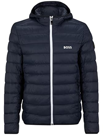 BOSS Herren J Thor Wasserabweisende Steppjacke mit Logo-Details