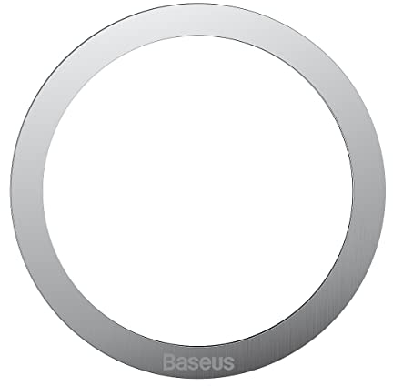 Baseus PCCH000012 Halo Series Magnetring aus Metall, 2-teilig, silber