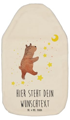 Mr. & Mrs. Panda Wärmflasche personalisiert Bär Träume - Weiß