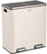 Homra Dual Kitchen Bin 60l – Double Rubbish Bins 2x30l – 2 Compartment Pedal System – Twin Section Waste&Recycling Separation – Soft Close Design – Inner Buckets with Handles - Stainless Steel