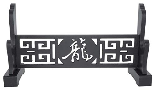 Innovation Sword Stand Porte-Épée Katana Samurai Stand Support Hanger Rack Affichage De Bureau Personnage Chinois Dragon Présentoir D'Armes À 1 Niveau