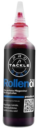 Pro Tackle Rollenöl 100ml für Angelrollen | Schmieröl, Präzisions-Applikator