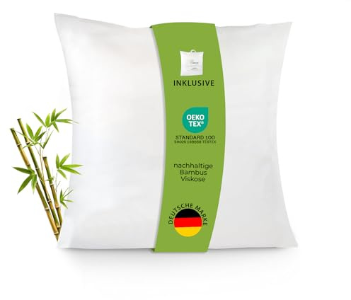 Greenhome Lifestyle Kopfkissen 80x80 cm Bambus